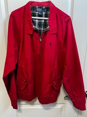 Polo by Ralph Lauren Red Harrington Jacket